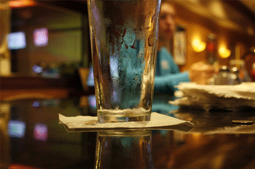 beer glass refill