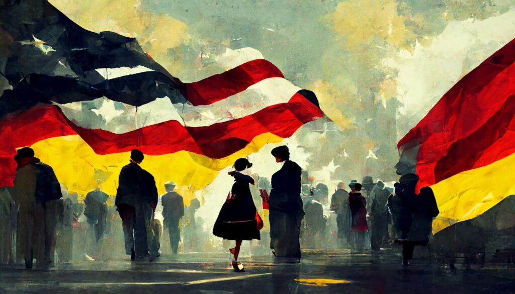 german american flag