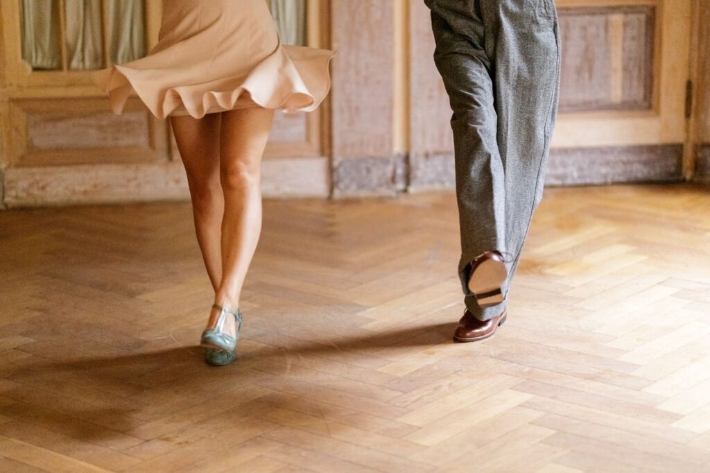 ballroom step partner